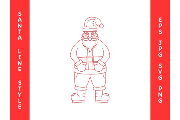 A Designer's Review of Cute Santa Claus Line Art