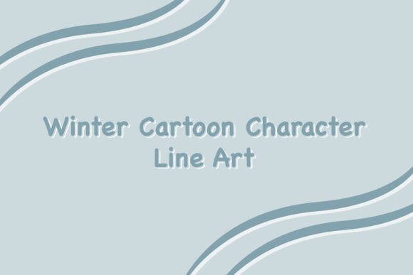 A Designer's Review: Winter Cartoon Character Line Art for Embroidery