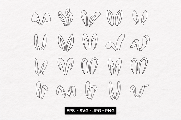 A Graphic Designer's Review: Easter Bunny Ears Illustration Bundle