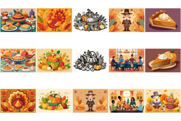 A Practical Review of the Thanksgiving Illustration Bundle for Crafters