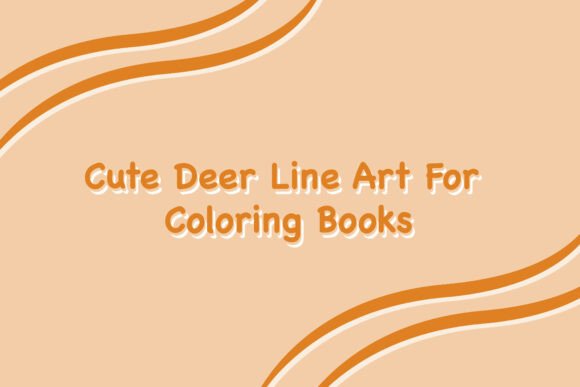 Cute Deer Line Art: Graphics & Illustrations Review