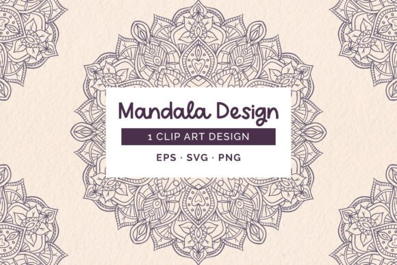 Cute Mandala Graphics for Editorial Illustrations