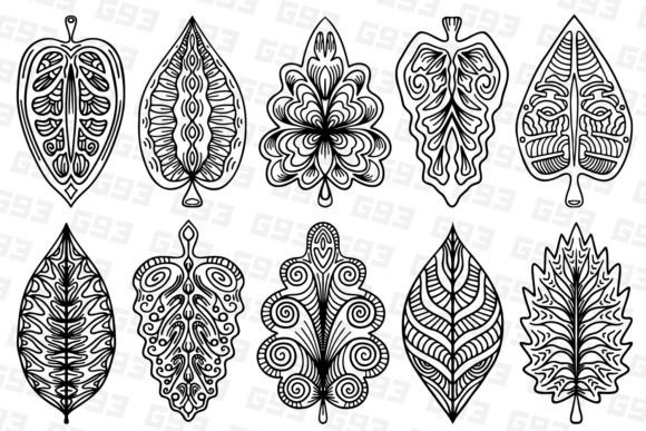 Line Art Abstract Ornate Leaves: Honest Embroidery Design Review