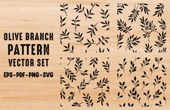 Olive Branch Pattern Graphics & Illustrations Review